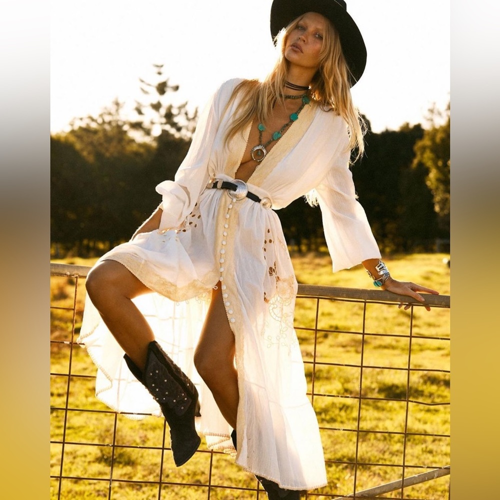 Enter the dreamland embroidered dress